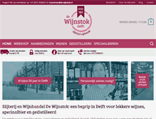 Tablet Screenshot of de-wijnstok.nl